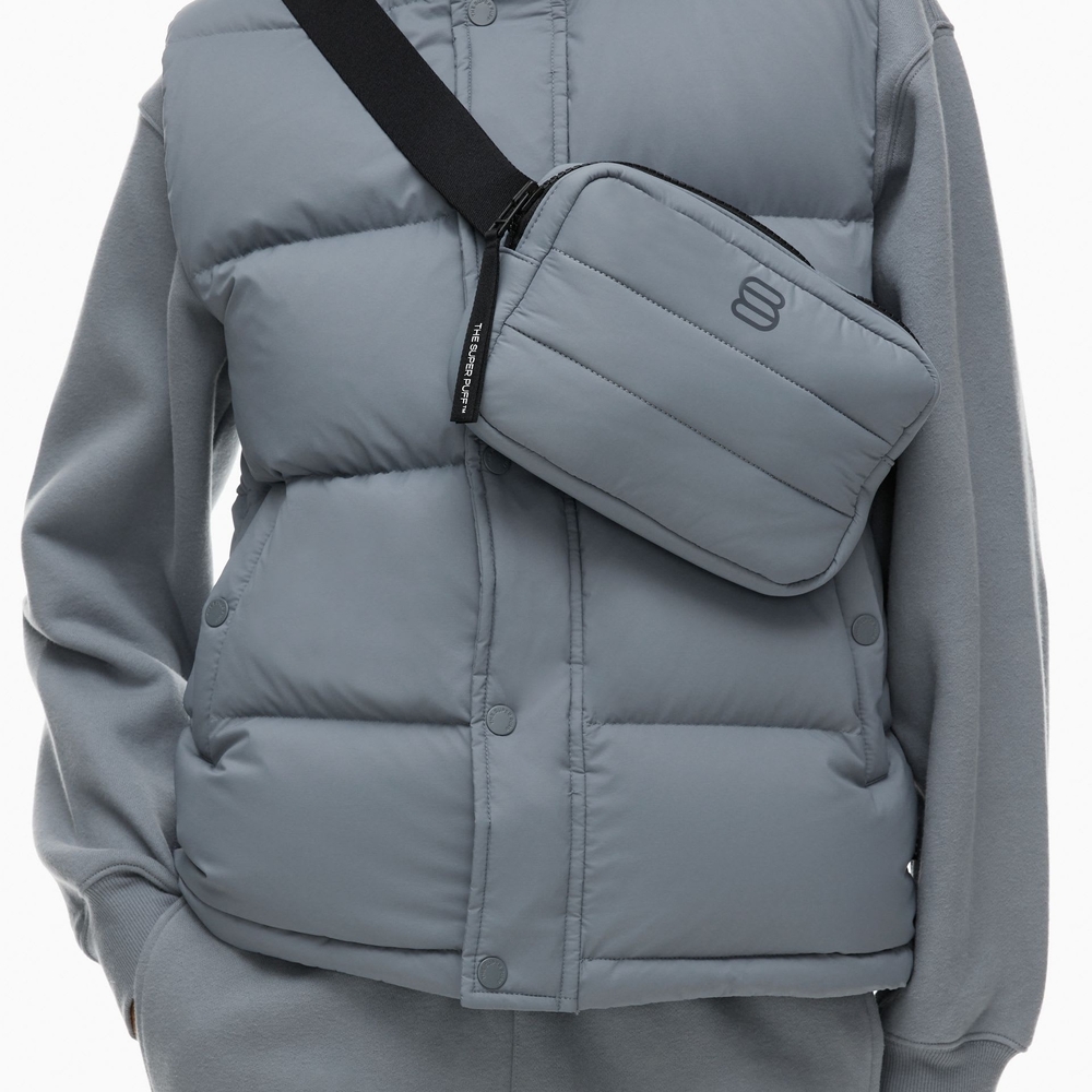 Aritzia The Super Puff Bag - cliMATTE in Light Blue